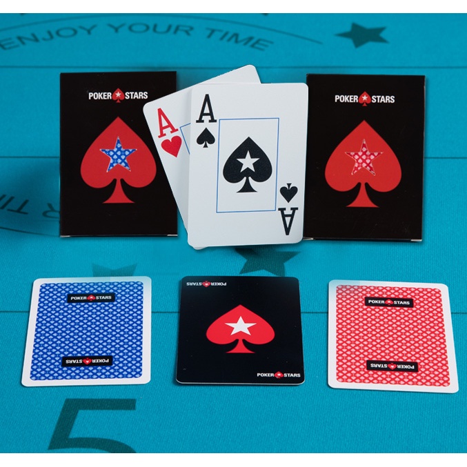 BN 53, Bộ bài tây nhựa Poker stars Texas Holdem bền đẹp cao cấp chống nước 100% nhựa