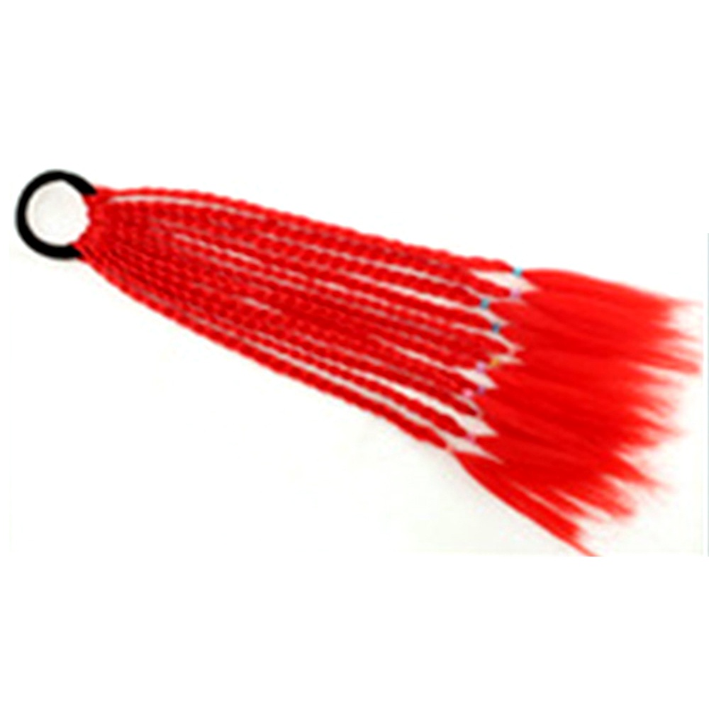 Dây Buộc Tóc Cao Su Dày Co Giãn Gắn Tóc Giả Thắt Bím Dành Cho Bé Gái