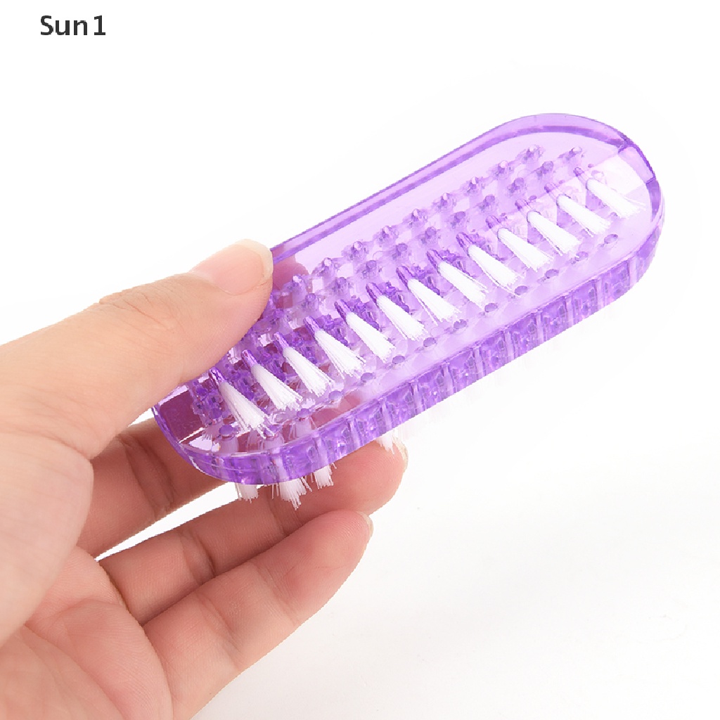 Bàn Chải Nhựa Hai Mặt Làm Sạch Móng Tay Tiện Dụng Sun1 &gt;