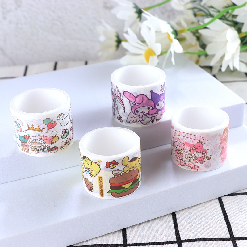 Băng dính trang trí nhiều hình dễ thương mẫu ngẫu nhiên