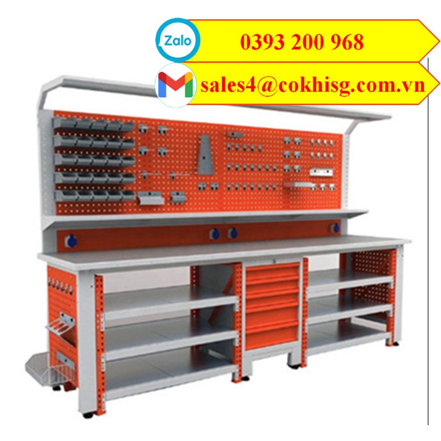 Bàn thao tác cơ khí công nghiệp
