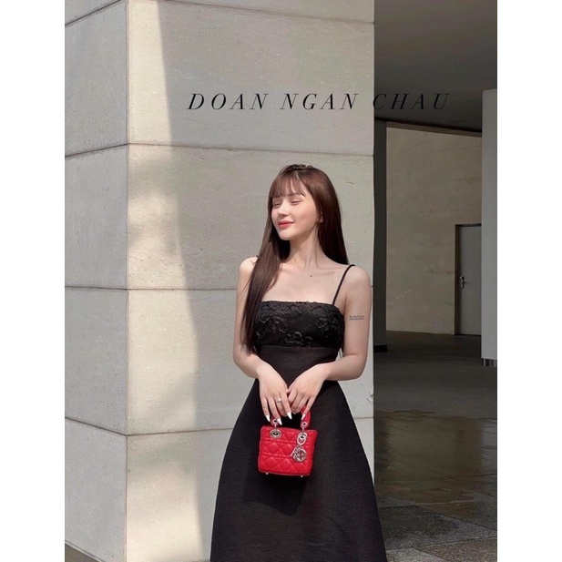 Đầm thiết kế form dài xoè chuẩn tiểu thư