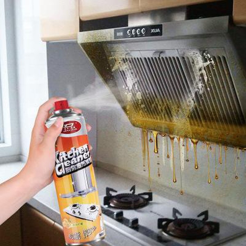 Bình Xịt Bọt Tuyết Tẩy Rửa Kitchen Cleaner Dùng Về Sinh Vết Ố Bẩn 500ml K016