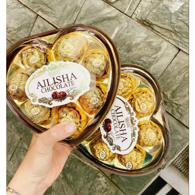 Kẹo Socola Trái Tim 8 Viên Ailisha