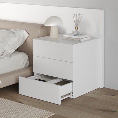 NOVA, Tủ Tủ đầu giường 3 ngăn kéo cở lớn DRA_076, 64x48x54cm, tủ gỗ Scandi Home