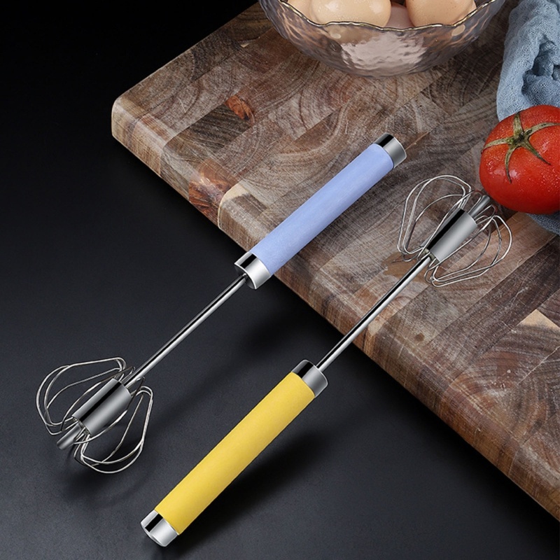 Dụng Cụ Đánh Trứng Bán Tự Động Bằng Thép Không Gỉ Tiện Dụng