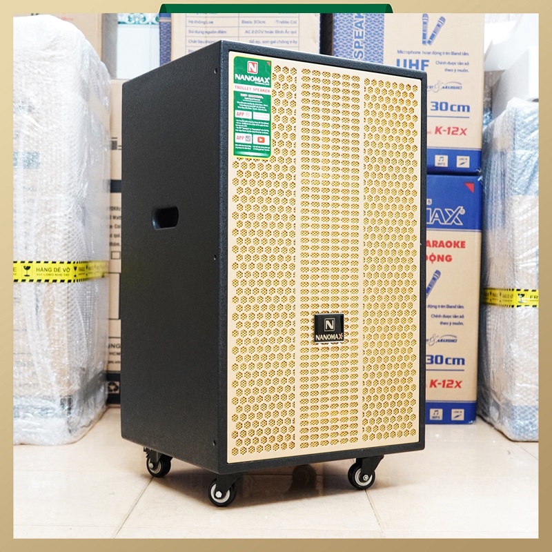 Loa Kéo Nanomax SK-16K7 Bass 40cm Công Suất 680w Hát Karaoke | Loa Kéo Bluetooth| Loa Kéo Giá Rẻ Tặng 2 Micro Không Dây