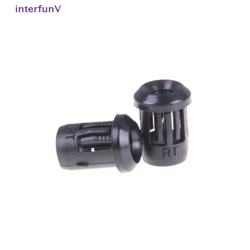 [InterfunV] Set 20 Giá Đỡ Đèn LED Diode Bằng Nhựa Màu Đen 3 / 5 / 8 / 10mm