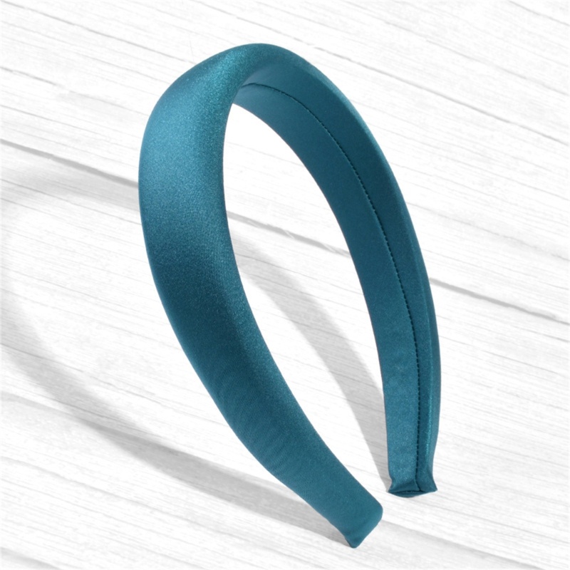 1 / 2 Băng Đô Vải Satin Mềm Mại Bản Rộng Cài Tóc