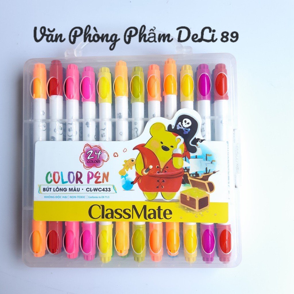 Màu Dạ 24 Color Classmate CL-WC433 Cho Bé Thỏa Sức Sáng Tạo