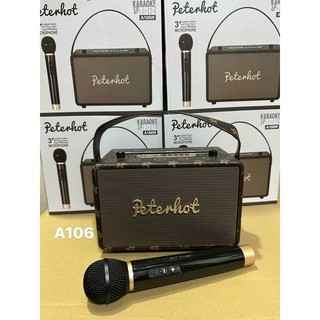 Loa bluetooth Peterhot A106W kèm 1 micro công suất 20W