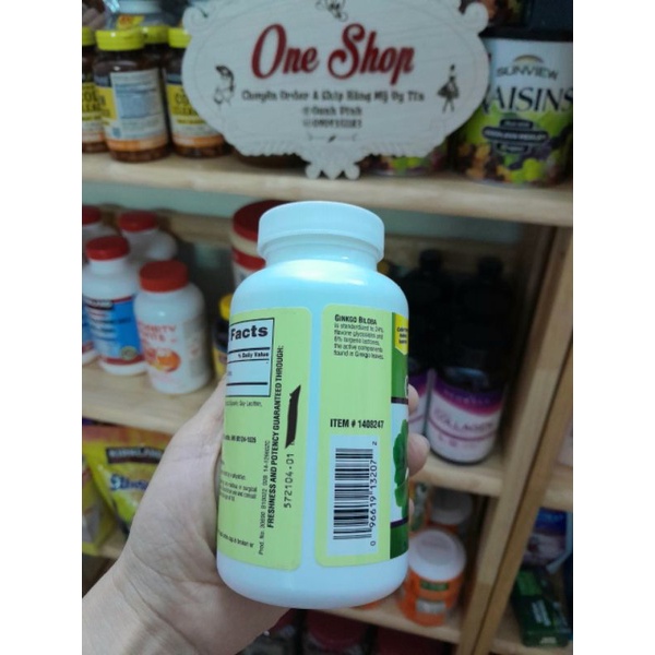 Viên uống bổ não Ginkgo Biloba 120mg 340 viên của Mỹ