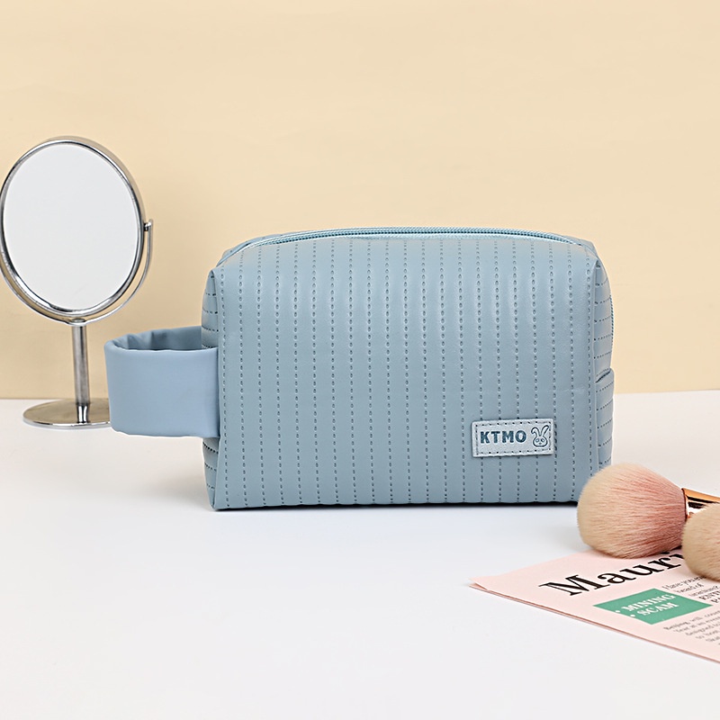 Túi Da PU Đựng Mỹ Phẩm Chống Thấm Nước Tiện Dụng Khi Đi Du Lịch