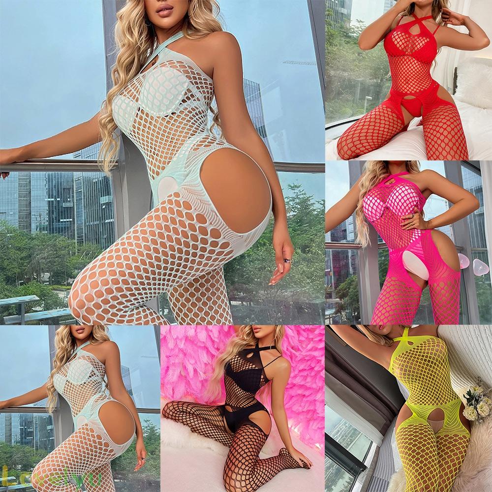 ⭐ Fast delivery ⭐1Pcs Suspender Body Stocking Bodysuit Fishnet Babysuit Sleepwear Lingerie Sexy