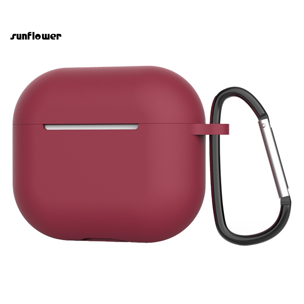 Bộ vỏ bảo vệ hộp sạc tai nghe LENOVO bằng silica gel chống thất lạc thích hợp cho Airpods 3