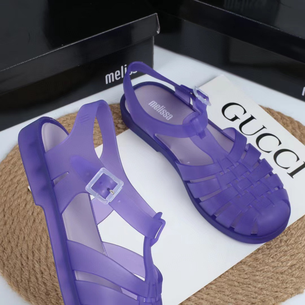 Xăng đan  Mặt Nhám Phong Cách La Mã Hàn Quốc Melissa Thời Trang Cho Nữ