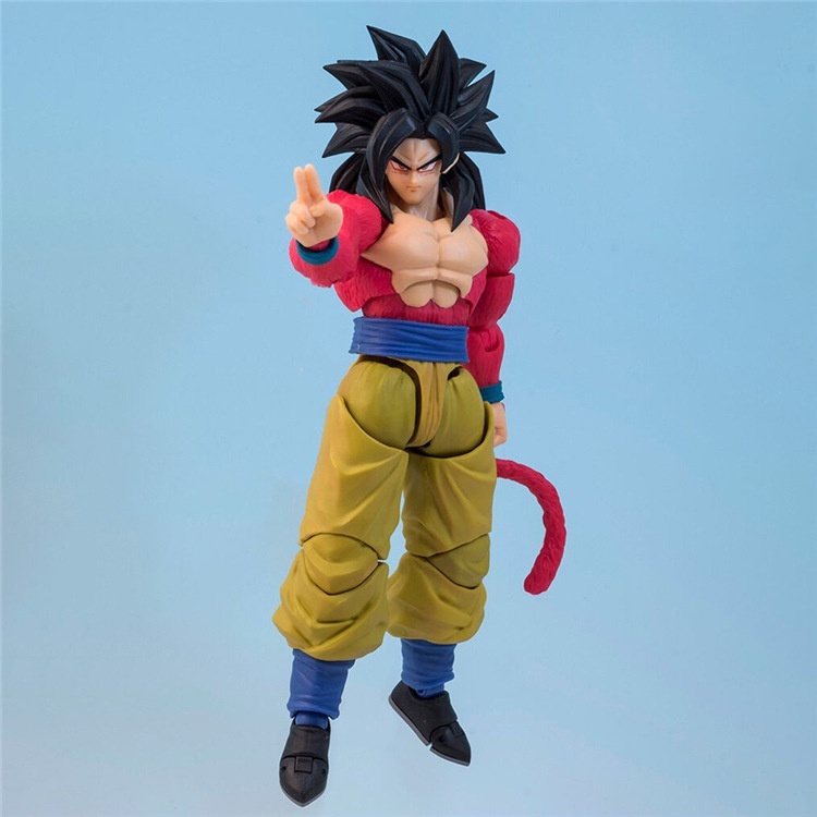 Mô Hình Nhân Vật Super Saiyan 4 Son Goku YB2 Có Khớp Cử Động Trang Trí Nội Thất BY2