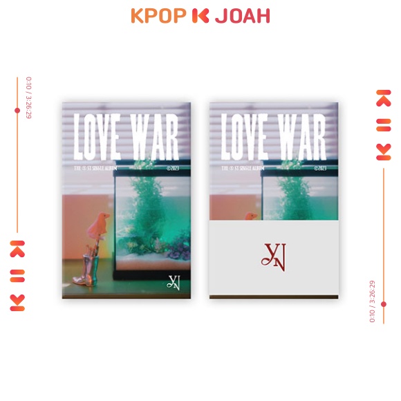 YENA - 1st Single Album [Love War] (POCA ALBUM)