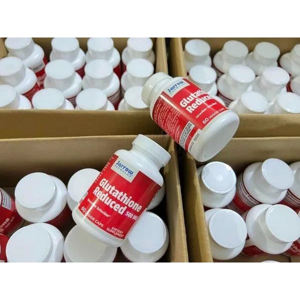 Viên uống trắng da Gluthatione Jarrow 500mg  Mỹ, hàng mỹ bao chuẩn