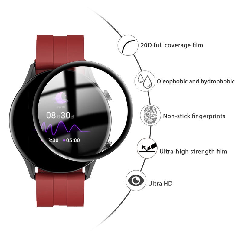 Kính Cường Lực Bảo Vệ Toàn Màn Hình Đồng Hồ Thông Minh IMILAB W12 W12S KW66 IMILAB W12S