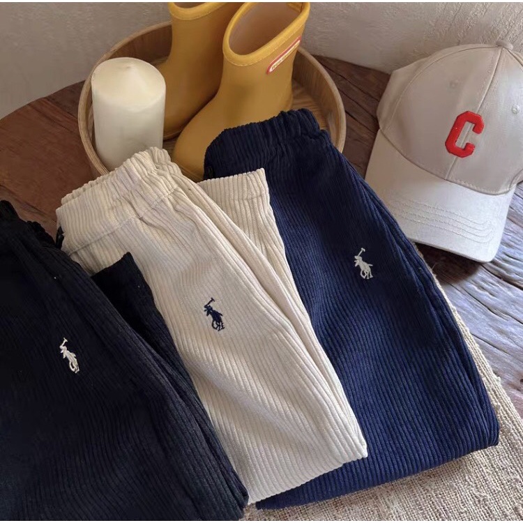 Quần Dài Lacos Quần Nhung Tăm Xuất Dư Loại 1 Cao Cấp Cho Bé Từ 8Kg Đến 32Kg Thời Trang Trẻ Em Chaarlie.store