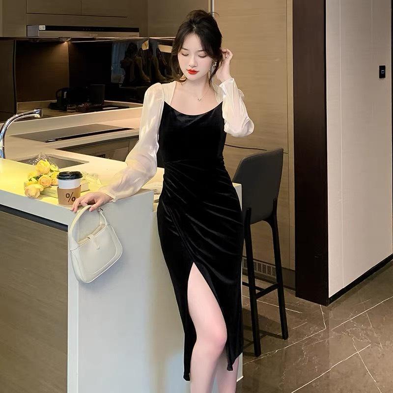 Váy Thời Trang Sét Váy Áo Dự Tiệc Cao Cấp Thanh lịch 50 - 100Kg