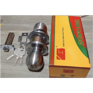 Ổ KHOÁ TAY NẮM TRÒN DOORLOCK INOX - chuyên dùng khoá cửa
