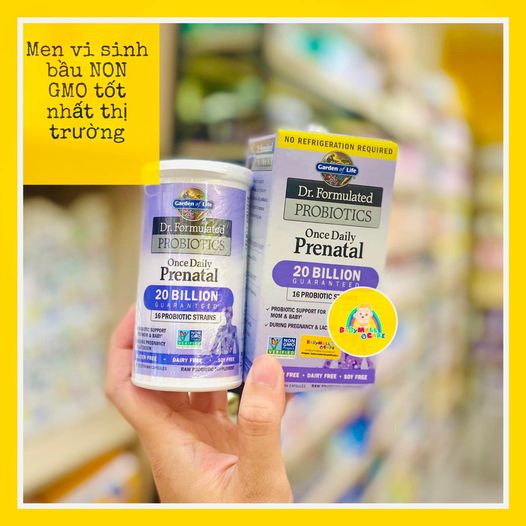 Men Vi Sinh cho Mẹ Bầu & Cho con Bú ONCE DAILY PRENATAL
