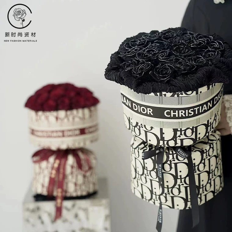 10 Giấy gói hoa in logo thương hiệu sang chảnh