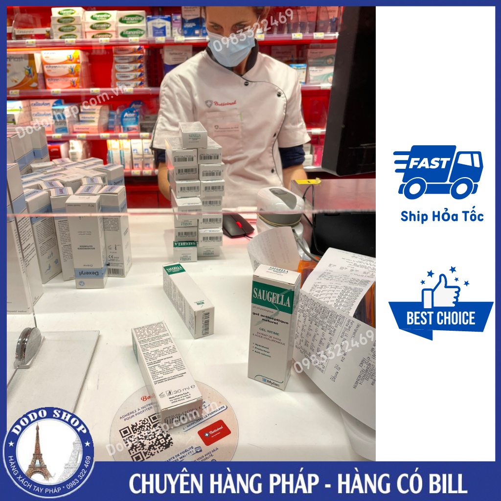 Gel phụ khoa Saugella attiva dành cho những người bị ngừa ngoài hay các vấn đề phụ khoa bên ngoài_Dodoshop