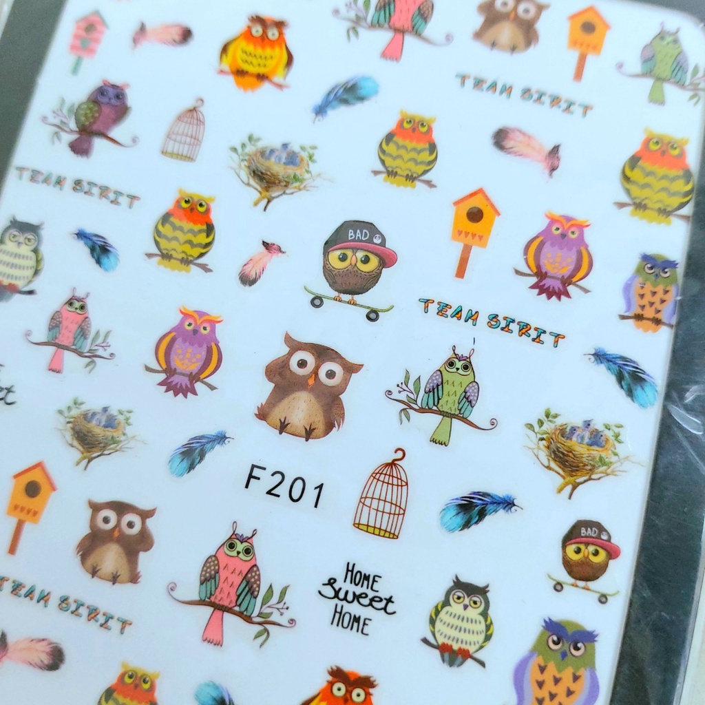 Sticker Dán Móng Nhiều Mẫu
