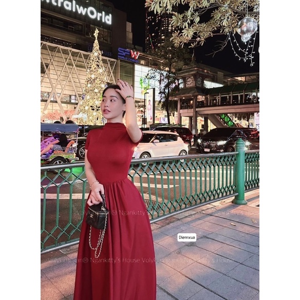 Váy nữ dáng dài sang trọng