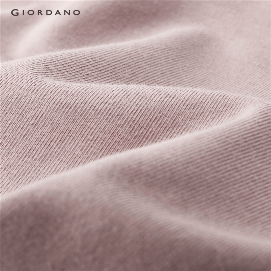 Áo tank top GIORDANO 05323250 co giãn cổ tròn ôm vừa vặn màu trơn dành cho nữ