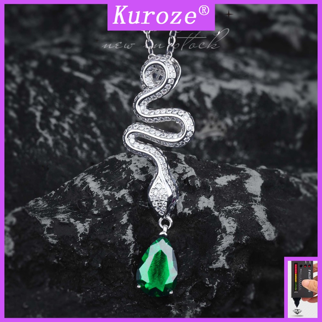 Vòng cổ Mặt Ngọc Lục Bảo Sang Trọng Kuroze