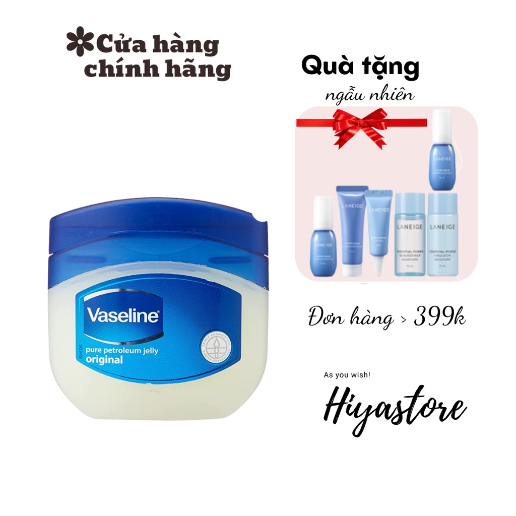 Sáp dưỡng ẩm Vaseline Pure Petroleum Jelly Original