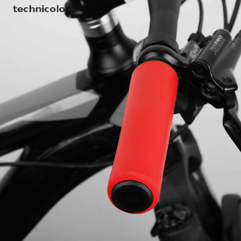 1 Cặp Vỏ Bọc Tay Lái Xe Đạp Leo Núi Bằng Silicone Chống Trượt