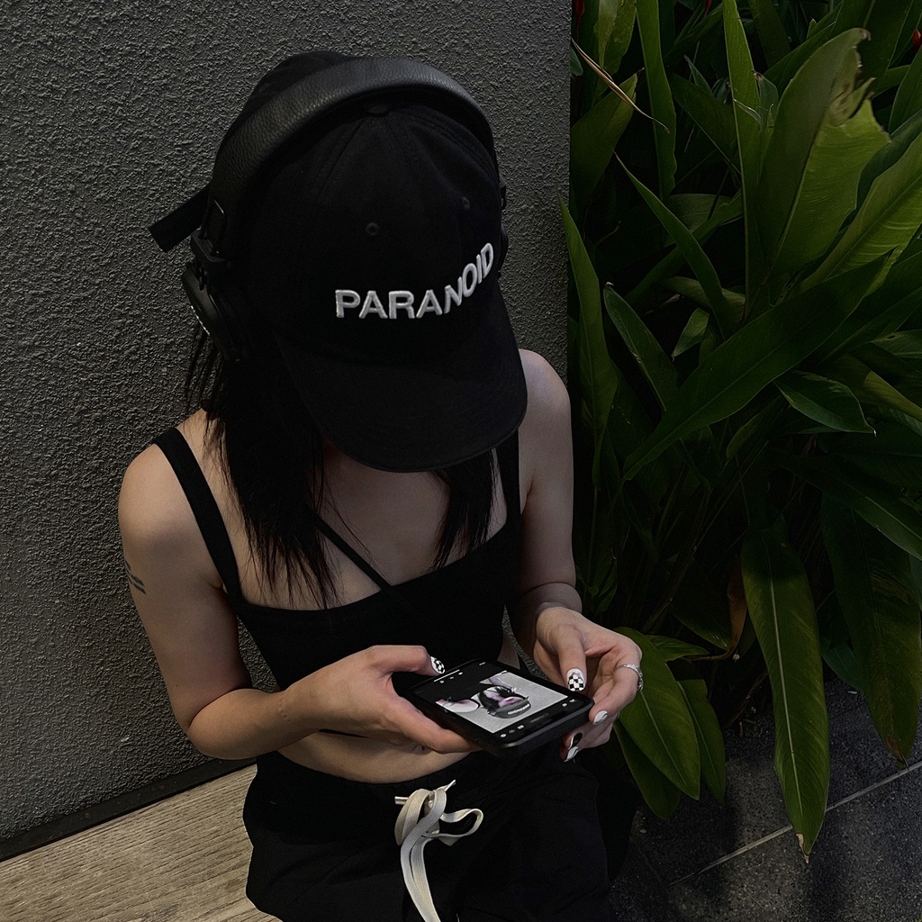 MEDISN - Nón lưỡi trai PARANOID CAP/ BLACK