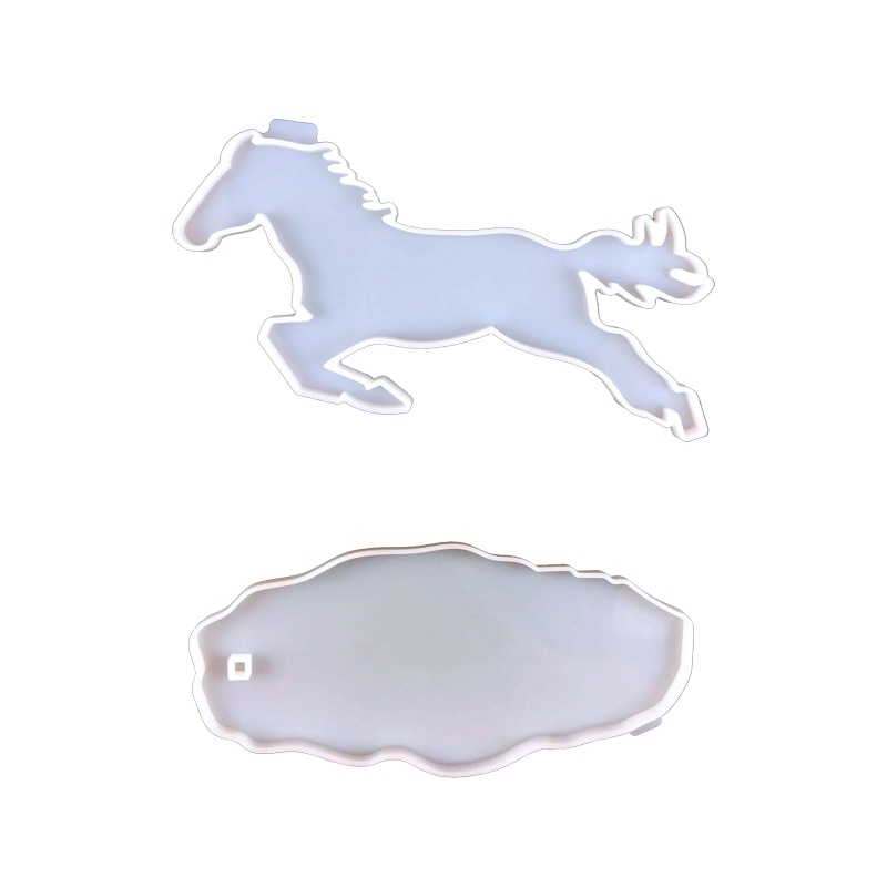 Khuôn Silicone Làm Trang Sức Thủ Công Hình Chú Ngựa Nhảy Độc Đáo