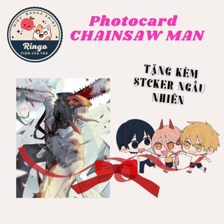 Photocard chainsaw man - thẻ bo góc anime manga
