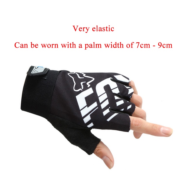 Găng Tay Nửa Ngón Lái Xe Mô Tô 21 Màu One Size