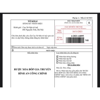 COMBO 5 Chai Dầu Xoa Bóp Bình An 30ml