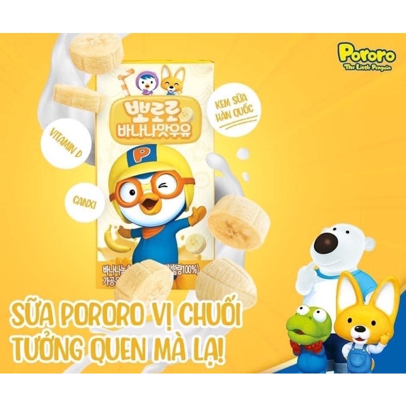 Sữa nước dinh dưỡng Pororo Hàn Quốc cho bé từ 1 tuổi 190ml