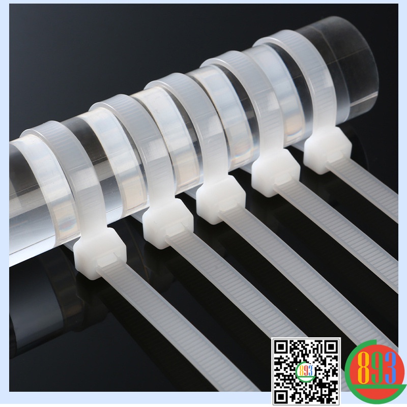 Set 10 Dây rút - dây thít nhựa nylon tự khóa nhiều kích thước, máu sắc giúp bó gọn dây mạng, dây điện và các nhóm dây