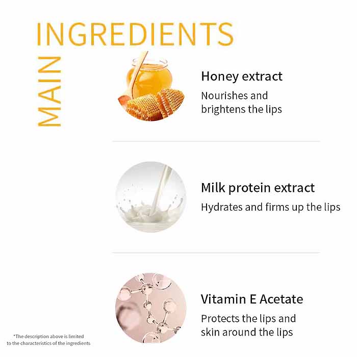 Honey & Milk Lip Scrub/Lip Balm/Lip Oil/Lip Sleeping Pack