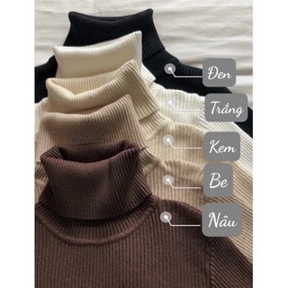Áo Len Cổ Lọ