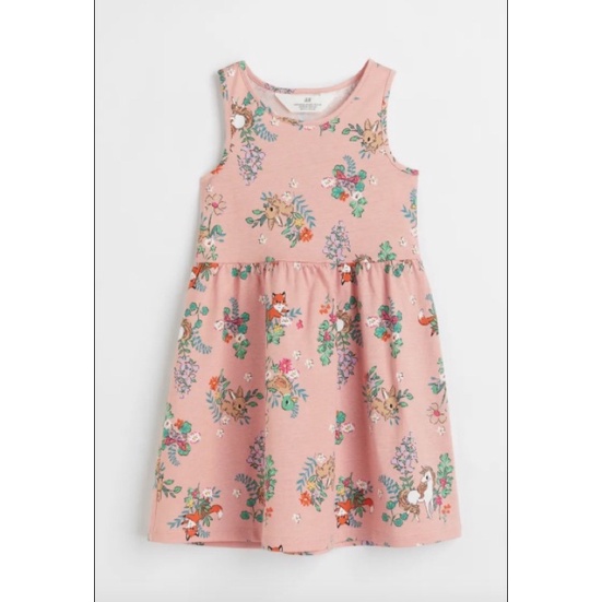 Váy bé gái H&M, chất liệu cotton mềm mát