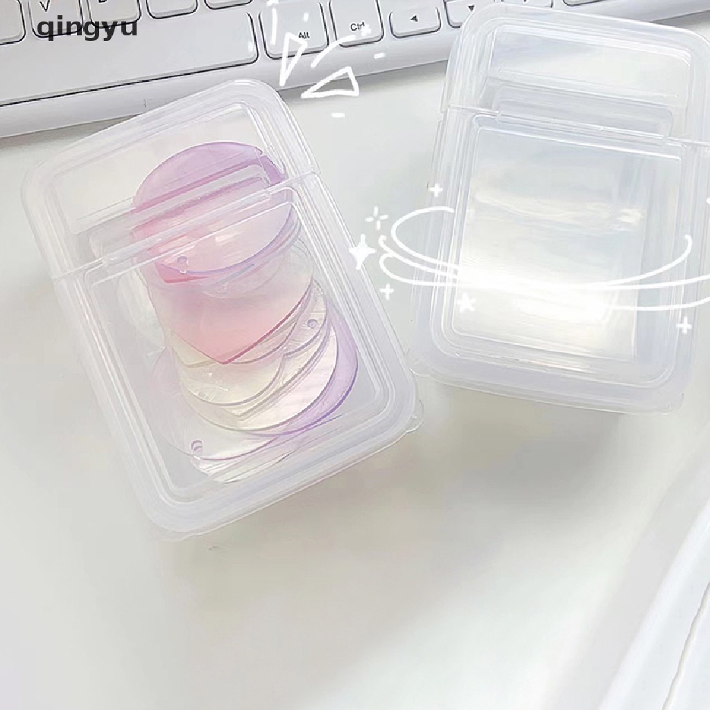 Hộp Đựng Thẻ Dán Cỡ Nhỏ Trong Suốt Tiện Dụng