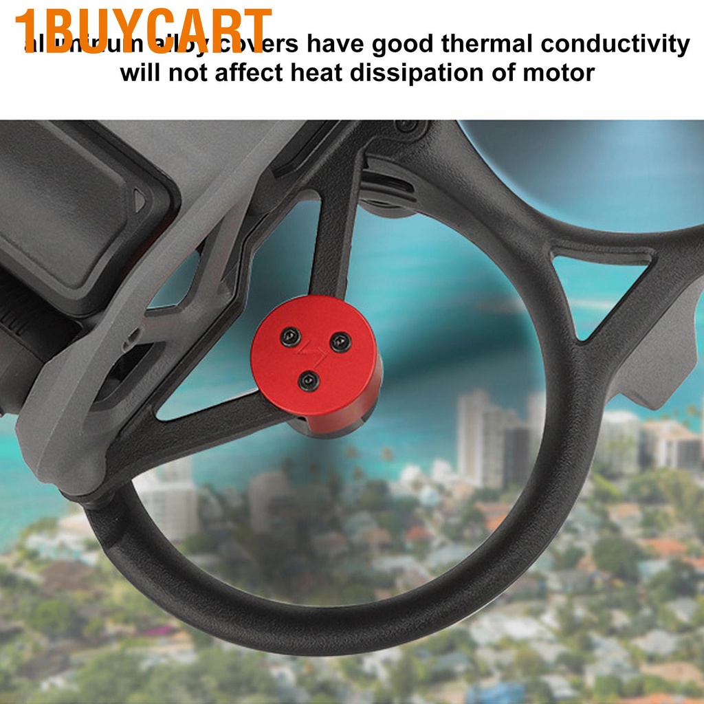 1buycart Drone Motor Covers Caps Aluminium Alloy Protector Dustproof Case Good Thermal Conductivity for DJI Avata
