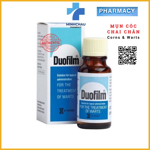 Duofilm 15ml – Loại bỏ mụn cóc, chai chân, mụn cơm.