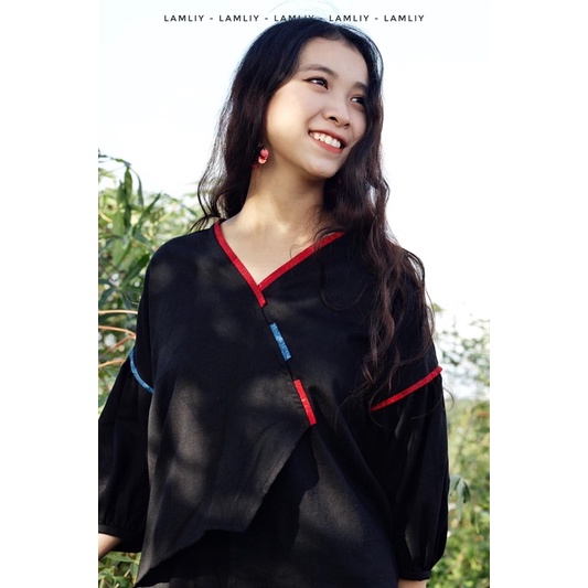 Áo tam khúc linen